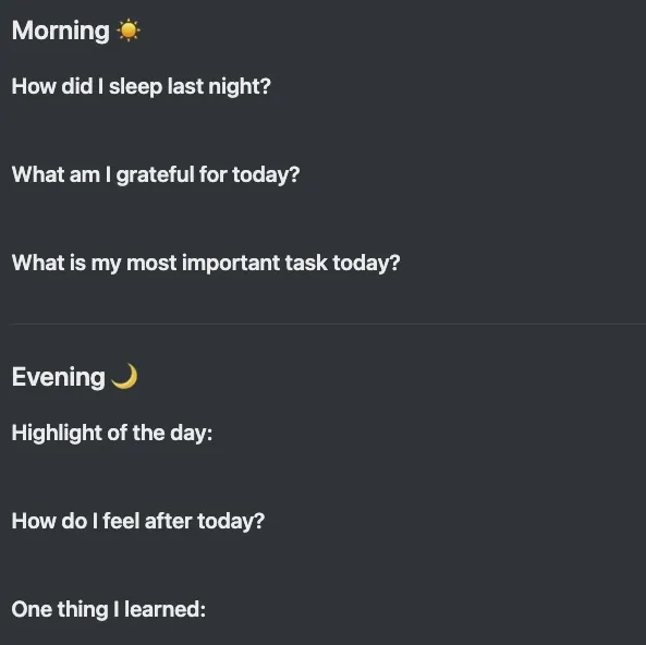 How to start journaling