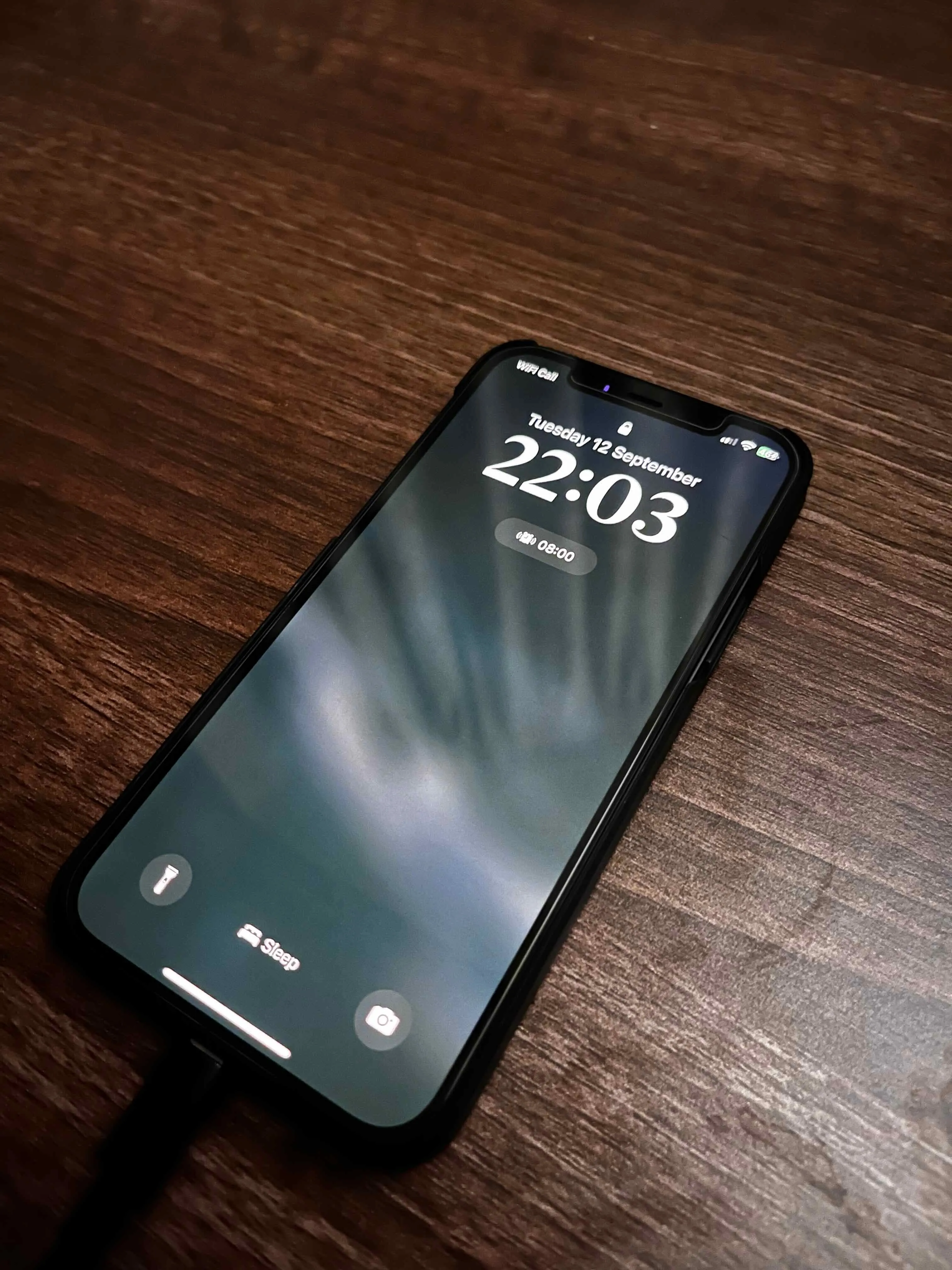 Leaving my phone on my desk overnight